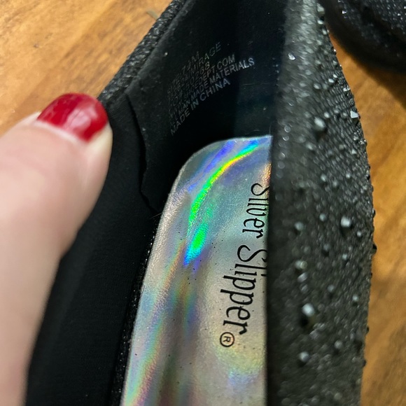 Black Rhinestone pumps - Picture 2 of 4